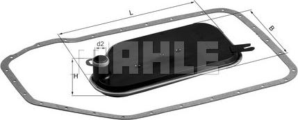 MAHLE HX 84D - Filtro idraulico, Cambio automatico www.autoricambi360.it