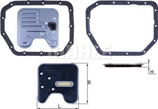 MAHLE HX 246D - Filtro idraulico, Cambio automatico www.autoricambi360.it