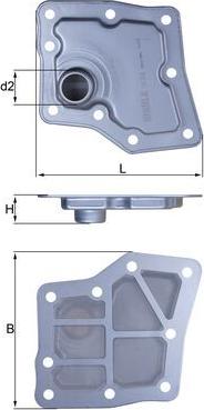 MAHLE HX 259 - Filtro idraulico, Cambio automatico www.autoricambi360.it