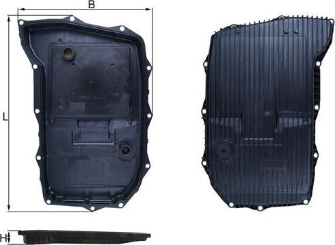 MAHLE HX 255 - Filtro idraulico, Cambio automatico www.autoricambi360.it