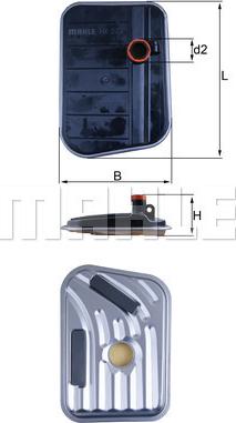 MAHLE HX 273 - Filtro idraulico, Cambio automatico www.autoricambi360.it