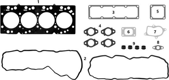 MAHLE JS0211020/4 - Kit guarnizioni, Testata www.autoricambi360.it