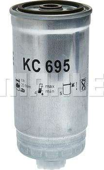 MAHLE KC 695 - Filtro carburante www.autoricambi360.it