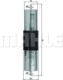 MAHLE KL 66 - Filtro carburante www.autoricambi360.it