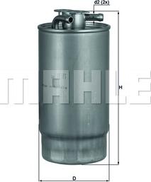 MAHLE KL 160/1 - Filtro carburante www.autoricambi360.it