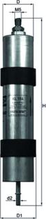 MAHLE KL 104 - Filtro carburante www.autoricambi360.it