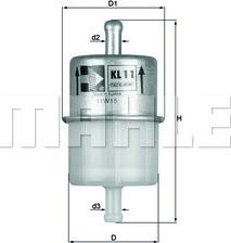 MAHLE KL11 - Filtro carburante www.autoricambi360.it