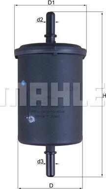 MAHLE KL 248 - Filtro carburante www.autoricambi360.it