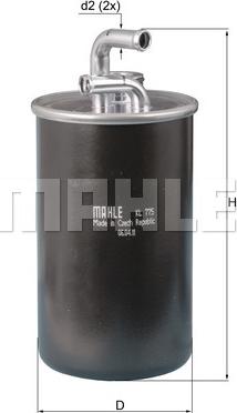 MAHLE KL 775 - Filtro carburante www.autoricambi360.it