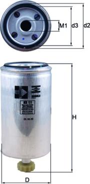 MAHLE KS 11 - Filtro carburante www.autoricambi360.it