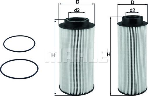 MAHLE KX 439KIT - Filtro carburante www.autoricambi360.it