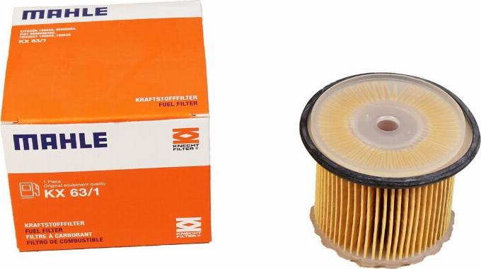MAHLE KX 63/1 - Filtro carburante www.autoricambi360.it