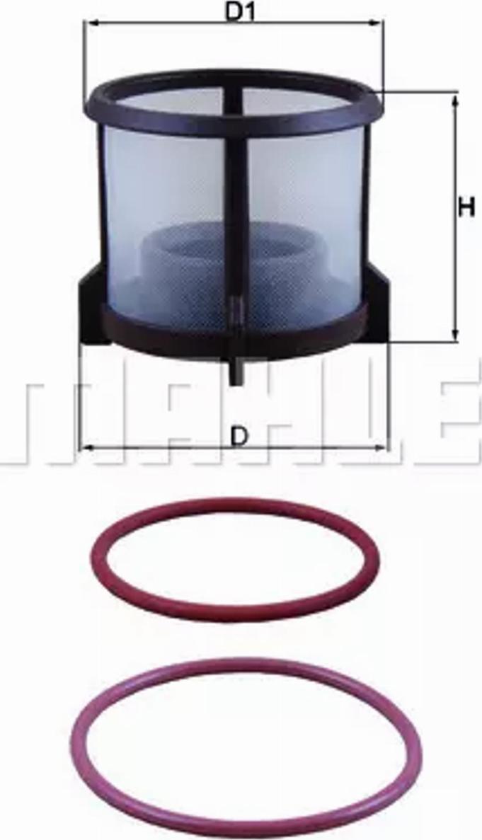 MAHLE KX 72D2 - Filtro carburante www.autoricambi360.it