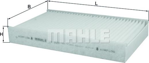 MAHLE LA 933 - Filtro, Aria abitacolo www.autoricambi360.it