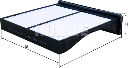 MAHLE LA 461 - Filtro, Aria abitacolo www.autoricambi360.it