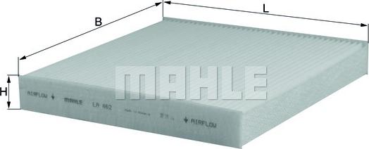 MAHLE LA 462 - Filtro, Aria abitacolo www.autoricambi360.it