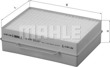 MAHLE LA 432 - Filtro, Aria abitacolo www.autoricambi360.it