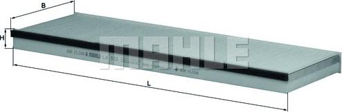 MAHLE LA 532 - Filtro, Aria abitacolo www.autoricambi360.it