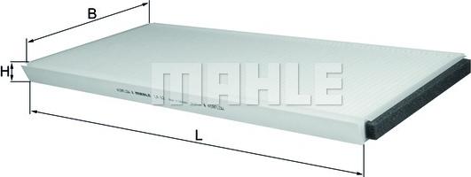 MAHLE LA 62 - Filtro, Aria abitacolo www.autoricambi360.it