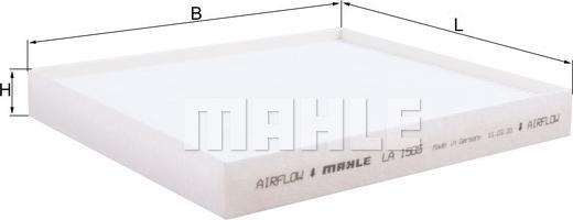 MAHLE LA 1505 - Filtro, Aria abitacolo www.autoricambi360.it