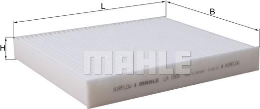 MAHLE LA 1506 - Filtro, Aria abitacolo www.autoricambi360.it