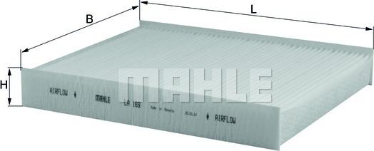 MAHLE LA 169 - Filtro, Aria abitacolo www.autoricambi360.it
