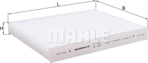 MAHLE LA 1614 - Filtro, Aria abitacolo www.autoricambi360.it