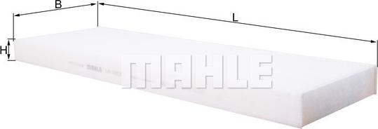 MAHLE LA 1683 - Filtro, Aria abitacolo www.autoricambi360.it