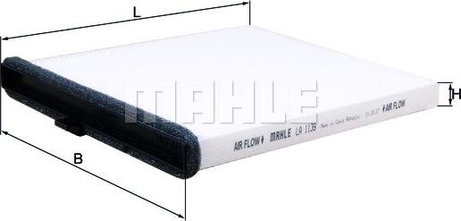 MAHLE LA 1139 - Filtro, Aria abitacolo www.autoricambi360.it