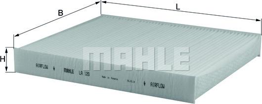 MAHLE LA 120 - Filtro, Aria abitacolo www.autoricambi360.it