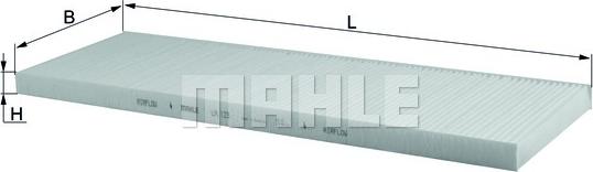MAHLE LA 123 - Filtro, Aria abitacolo www.autoricambi360.it