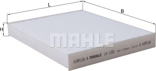 MAHLE LA 1226 - Filtro, Aria abitacolo www.autoricambi360.it