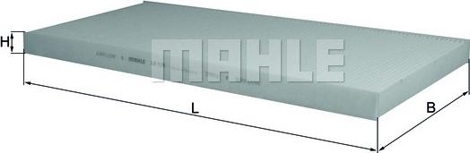 MAHLE LA 170 - Filtro, Aria abitacolo www.autoricambi360.it