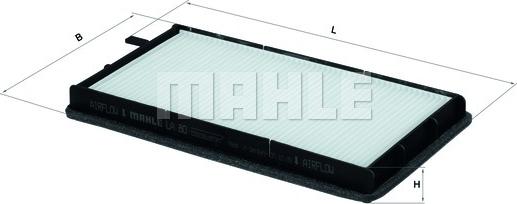 MAHLE LA 80 - Filtro, Aria abitacolo www.autoricambi360.it