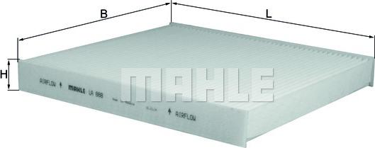 MAHLE LA 888 - Filtro, Aria abitacolo www.autoricambi360.it