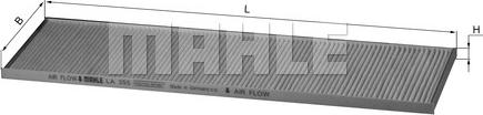 MAHLE LA 355 - Filtro, Aria abitacolo www.autoricambi360.it