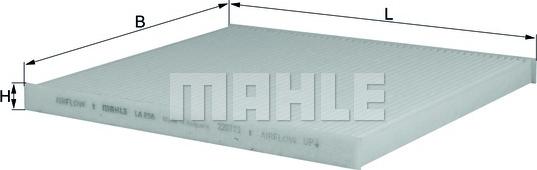 MAHLE LA 298 - Filtro, Aria abitacolo www.autoricambi360.it