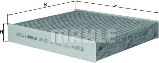 MAHLE LAK 923 - Filtro, Aria abitacolo www.autoricambi360.it