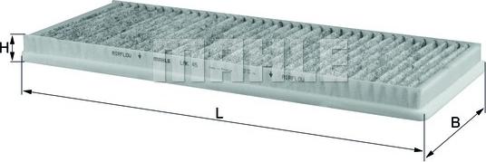 MAHLE LAK 45 - Filtro, Aria abitacolo www.autoricambi360.it