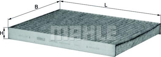 MAHLE LAK 463 - Filtro, Aria abitacolo www.autoricambi360.it