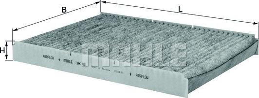 MAHLE LAK 63 - Filtro, Aria abitacolo www.autoricambi360.it