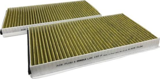 MAHLE LAK 197 P - Filtro, Aria abitacolo www.autoricambi360.it