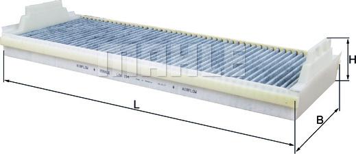 MAHLE LAK 154 - Filtro, Aria abitacolo www.autoricambi360.it