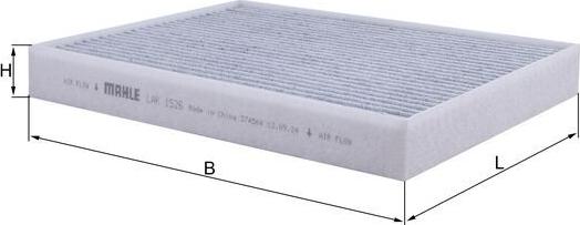 MAHLE LAK1526 - Filtro, Aria abitacolo www.autoricambi360.it