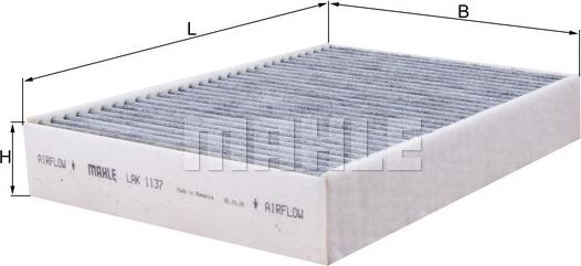 MAHLE LAK 1137 - Filtro, Aria abitacolo www.autoricambi360.it
