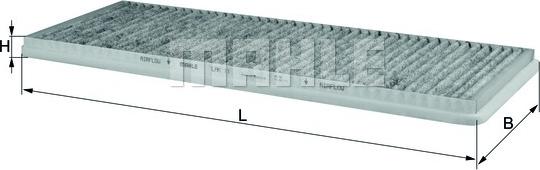 MAHLE LAK 11 - Filtro, Aria abitacolo www.autoricambi360.it
