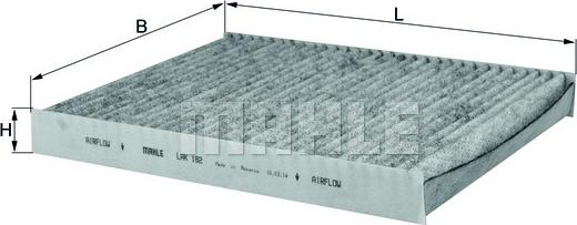 MAHLE LAK 182 - Filtro, Aria abitacolo www.autoricambi360.it