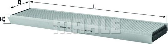 MAHLE LAK 25 - Filtro, Aria abitacolo www.autoricambi360.it