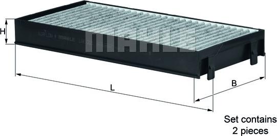 MAHLE LAK 221/S - Filtro, Aria abitacolo www.autoricambi360.it
