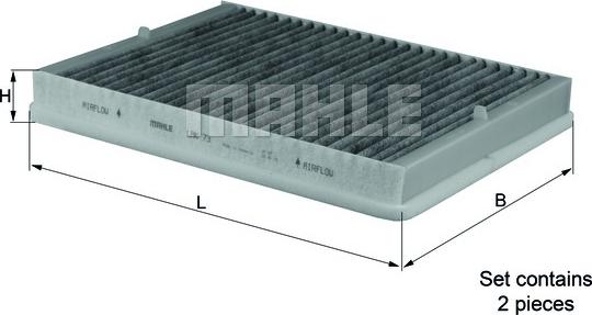 MAHLE LAK 73/S - Filtro, Aria abitacolo www.autoricambi360.it